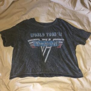 Van Halen crop top